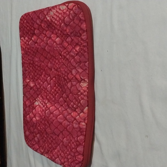 Marc By Marc Jacobs Workware pink embossed nylon laptop iPad tablet sleeve case - Picture 6 of 8